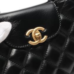 CHANEL Matelasse Bag Shoulder Calfskin Women's Black AS4416