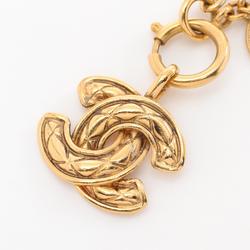 CHANEL Coco Mark Necklace GP (Gold Plated) Women's Gold