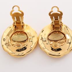 CHANEL Coco Mark Earrings GP (Gold Plated) Women's Gold 93P