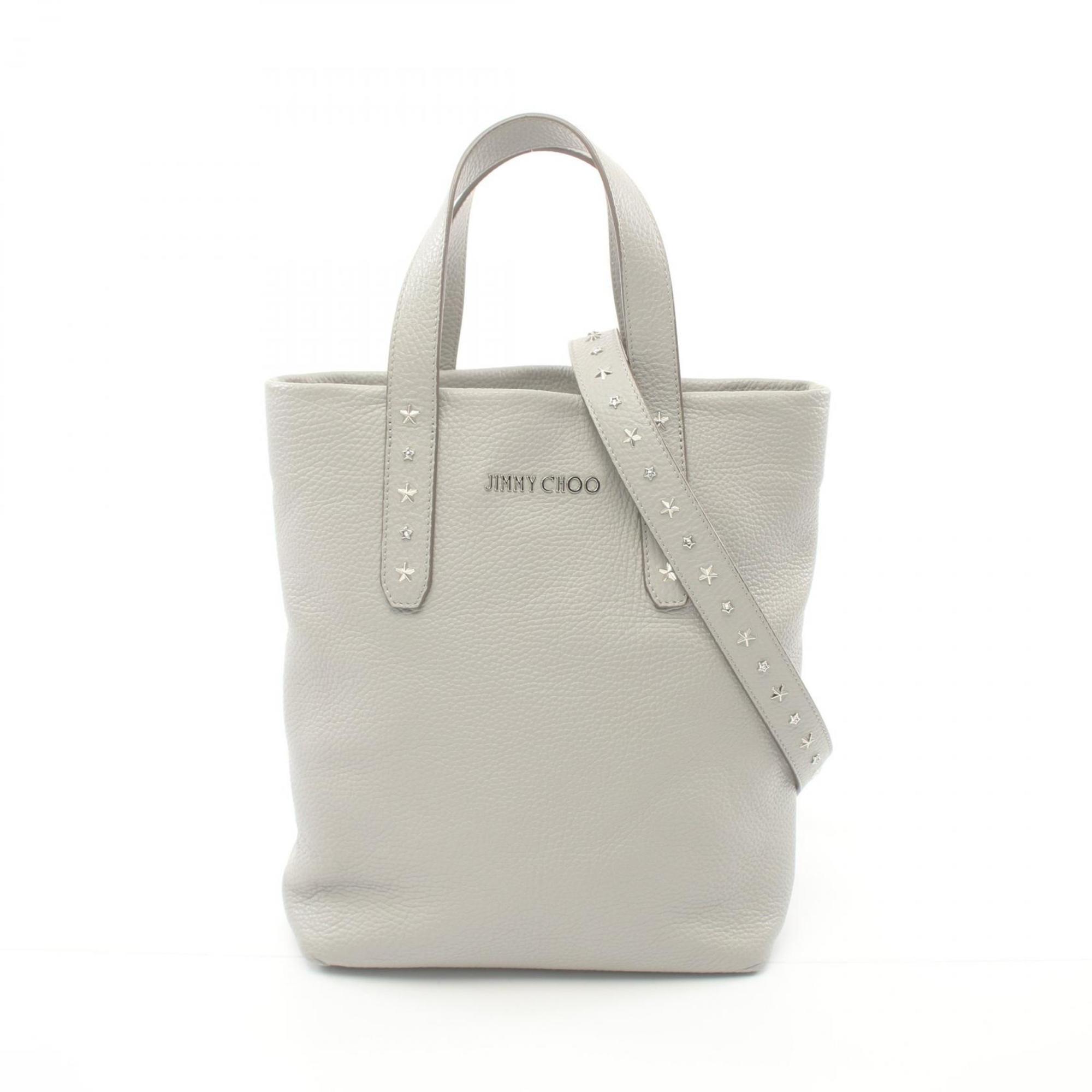 JIMMY CHOO Sophia Tote Bag, Leather, Women's, Grey