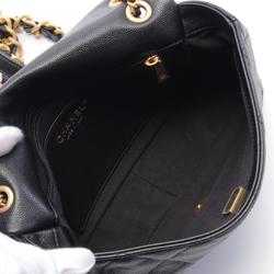 CHANEL Matelasse Shoulder Bag Caviar Skin (Grained Calf) Women's Black AS4890