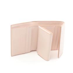 CELINE Small Trifold Wallet Leather Women's Pink 10B573BEL