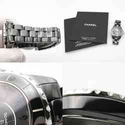 Chanel CHANEL J12 Intense Black Watch Ceramic Men's H3829