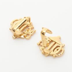 Christian Dior Dior Earrings GP (Gold Plated) Women's Gold