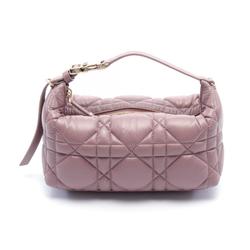 Christian Dior Dior DIORTRAVEL Small Nomad Pouch Handbag Bag Leather Women's Purple