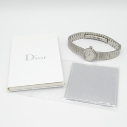 Dior La D Deux Wristwatch Stainless Steel Ladies Silver CD040111