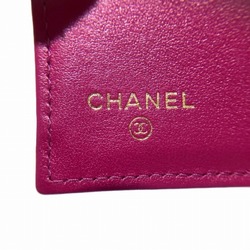 CHANEL A70796 Coco Mark W Wallet Tri-fold for Women