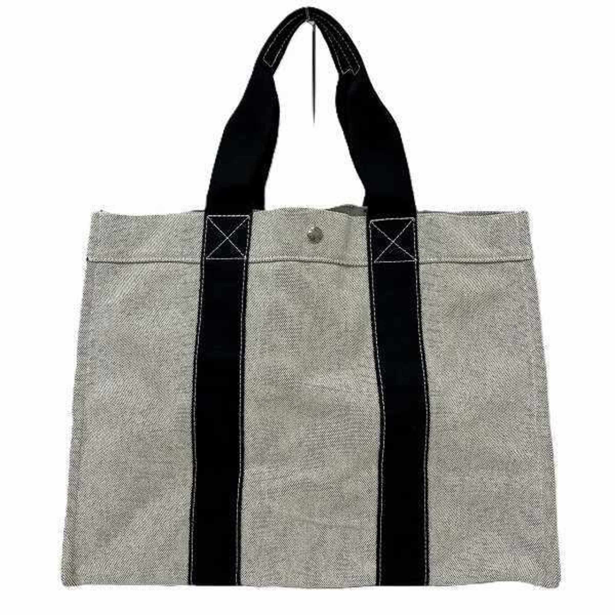 Hermes Bora Toile H Light Grey Bag Tote Men's Women's