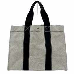 Hermes Bora Toile H Light Grey Bag Tote Men's Women's