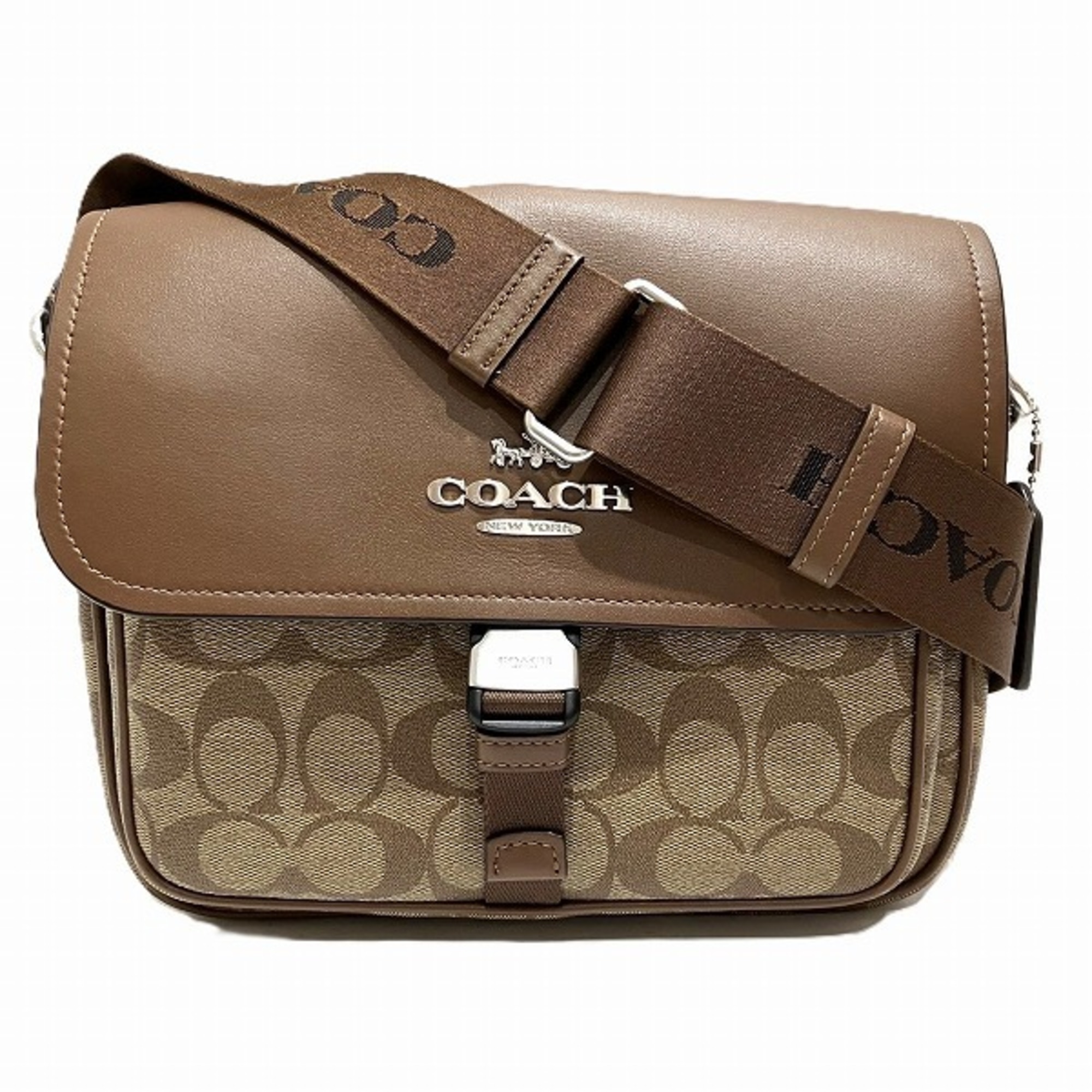 COACH Signature Pace Bag CR131 Shoulder Men's Women's