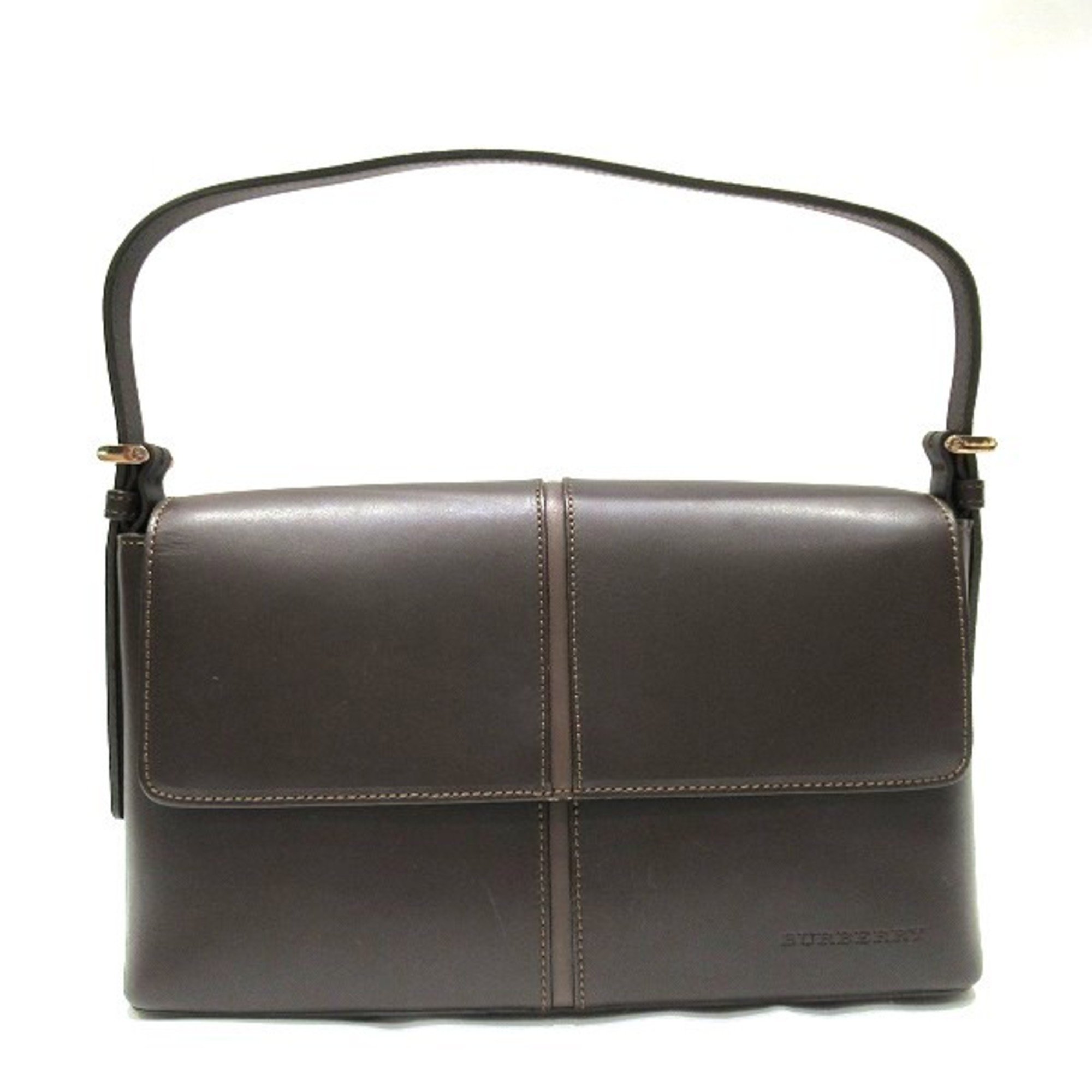 Burberry Brown Leather Bag Shoulder for Women