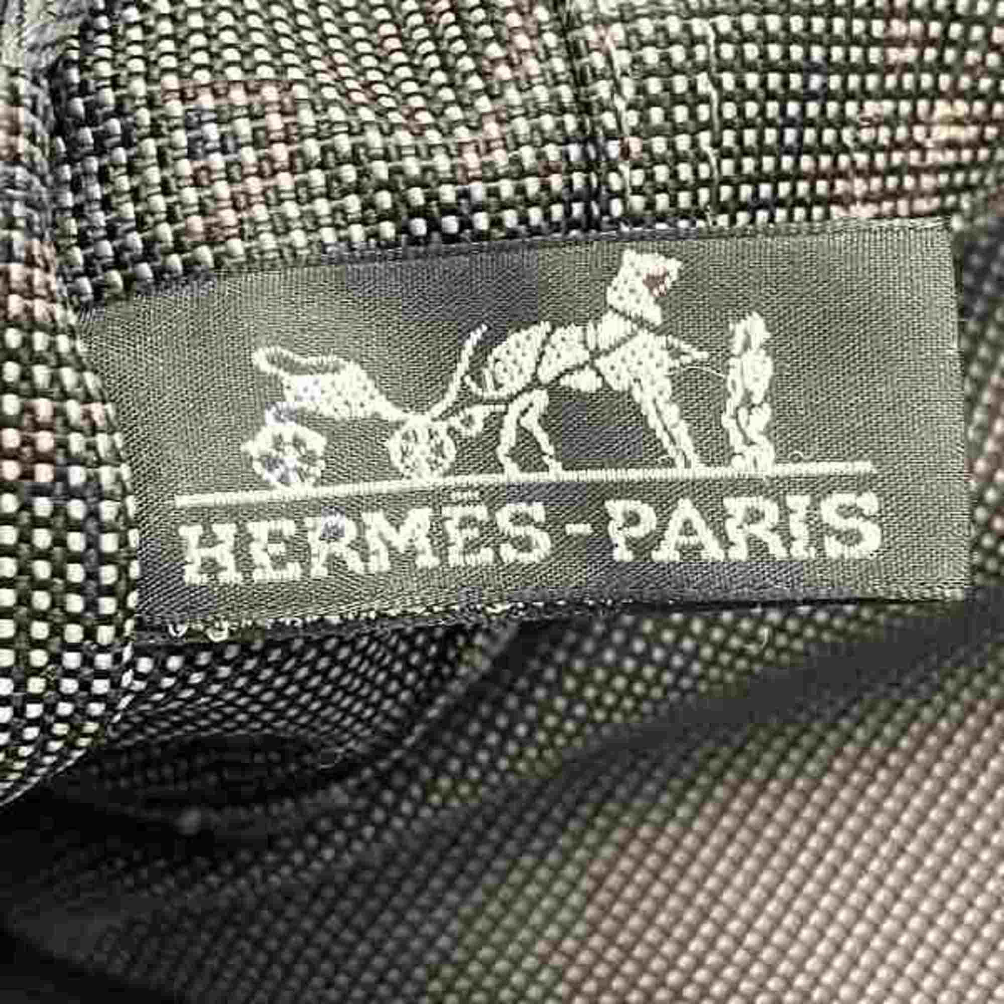 Hermes Air Line MM Black Leather Bag Tote for Men and Women