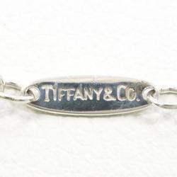 Tiffany open wave silver necklace with diamonds, total weight approx. 5.0g, 45cm