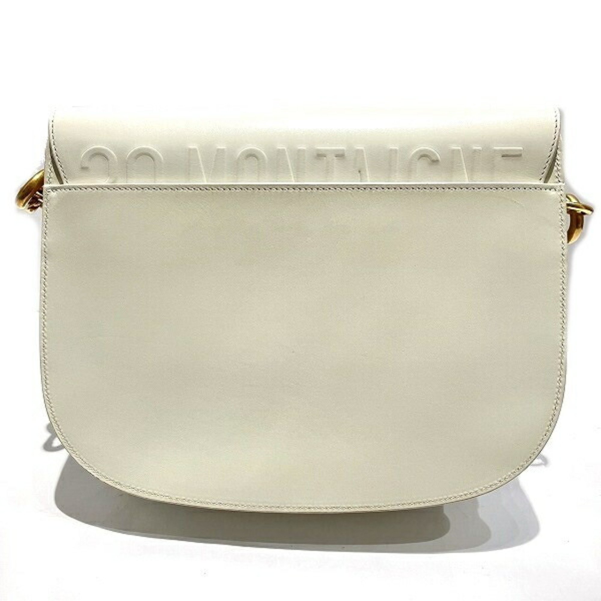 Christian Dior Dior Bobby Large White M9320UMOB 40802094672 Bag Shoulder Women's