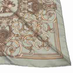 Hermes Carré 40 Tuileries Garden Mint Green Accessories Scarf Women's