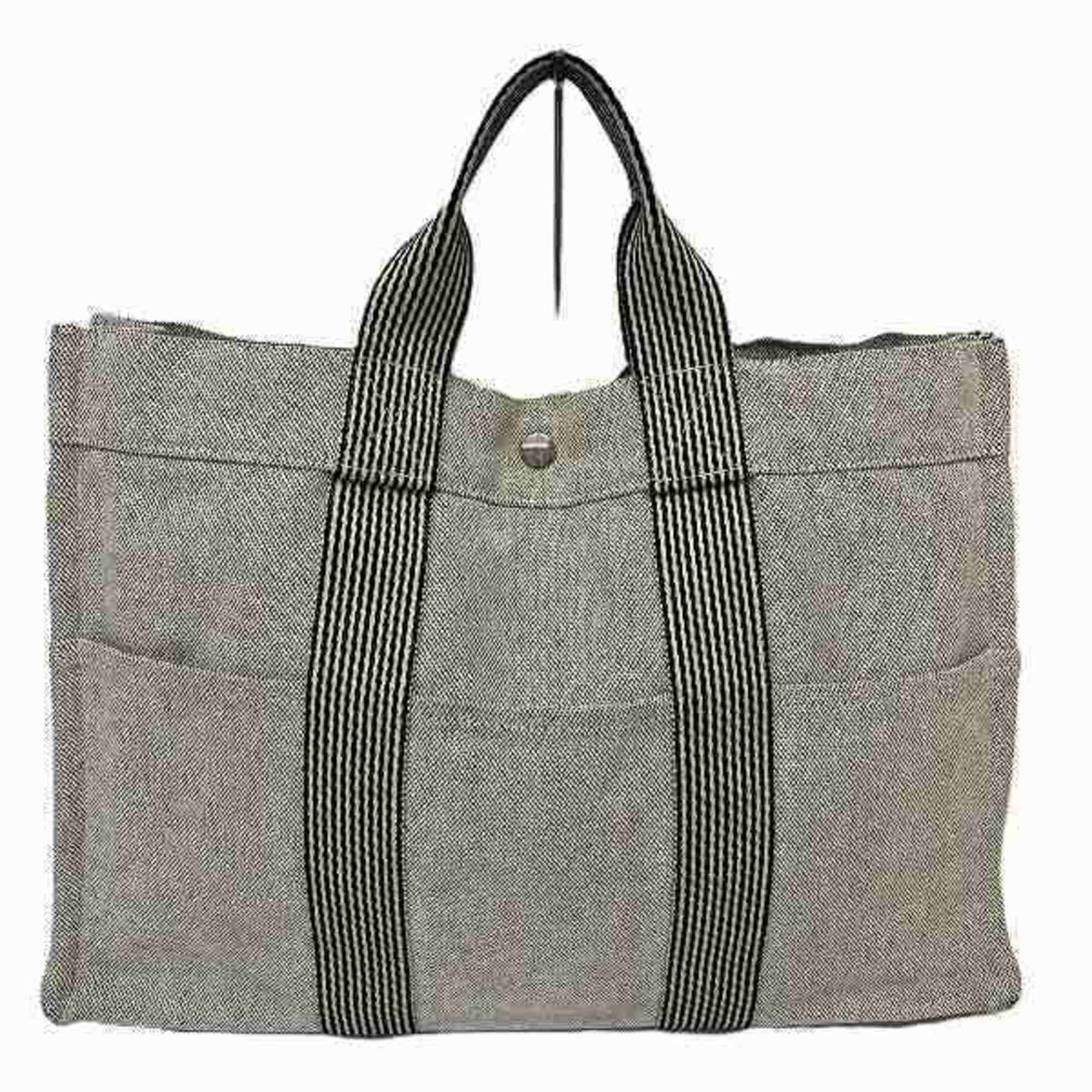 Hermes Foult MM Grey Bag Tote Men's Women's