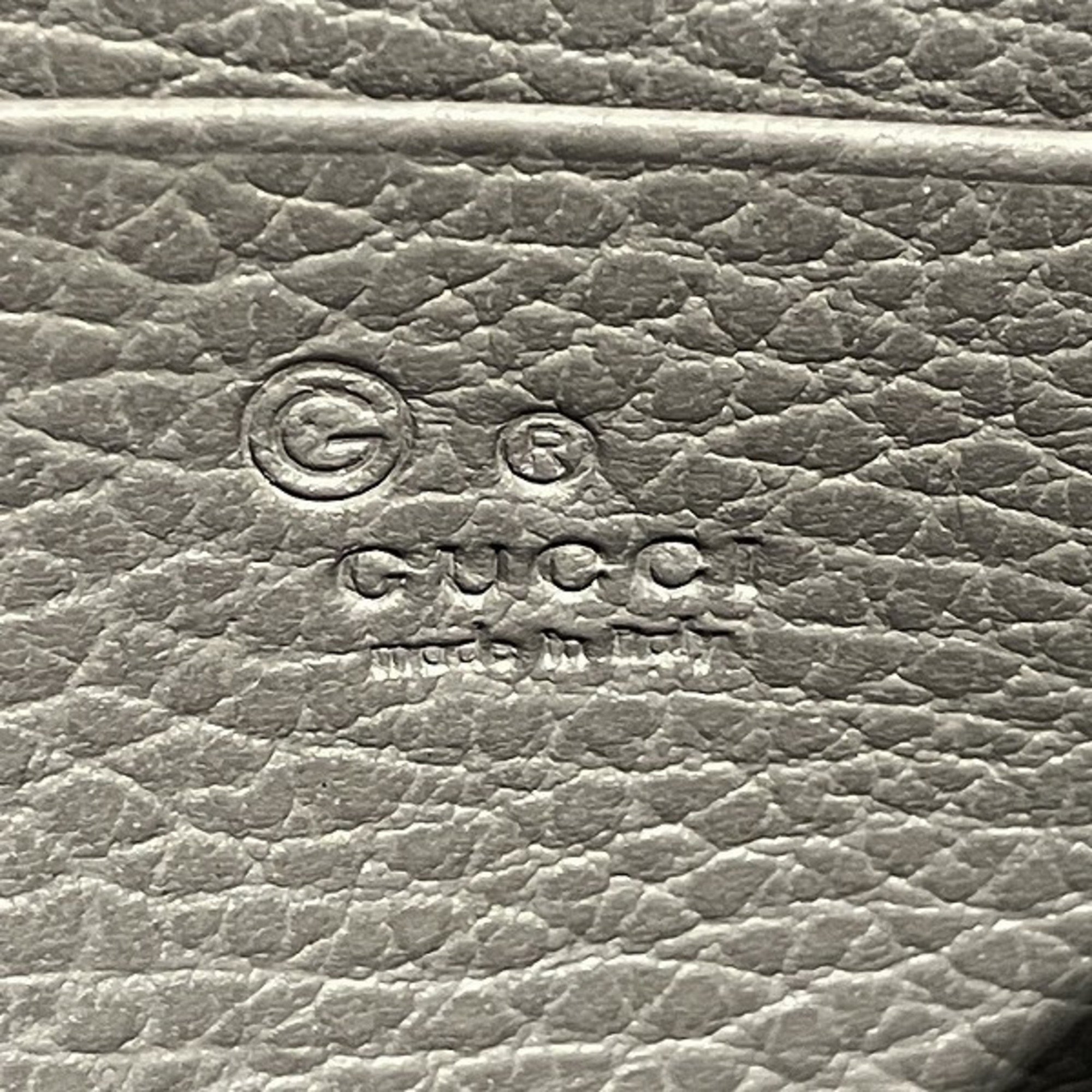 GUCCI Interlocking G Chain Wallet 510314 Long Bi-fold Women's Bag