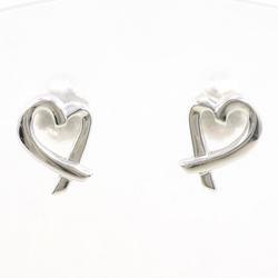 Tiffany Loving Heart Silver Earrings Total weight approx. 1.5g