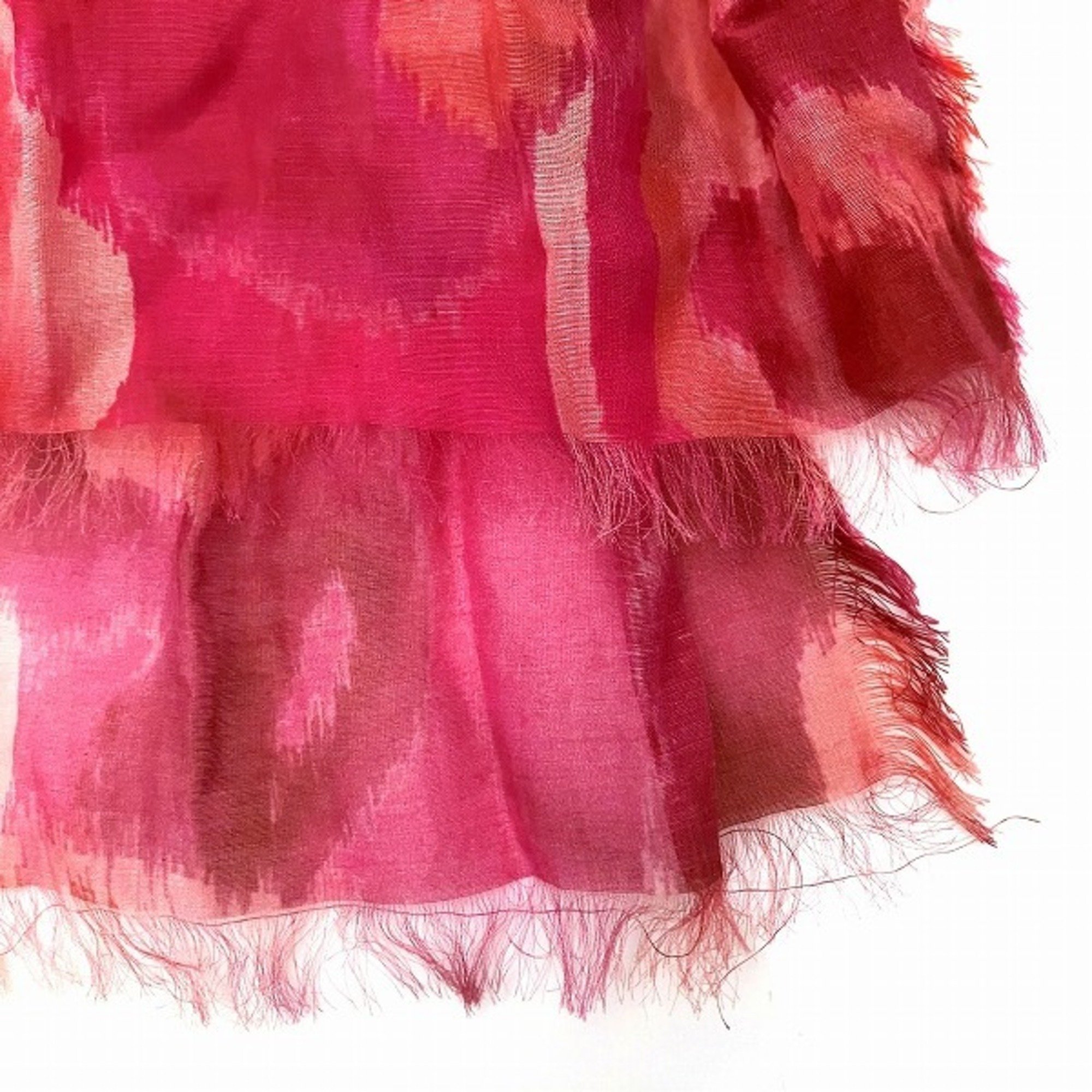 Louis Vuitton Pareo Summer Ikat M74928 Pleated Accessory Stole Scarf Women's