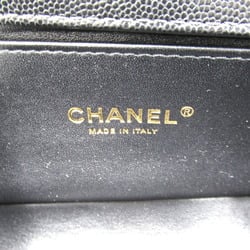 CHANEL Boy Chanel Chain Shoulder Bag, Caviar Skin (Grained Calf), Women's, Black, A67085