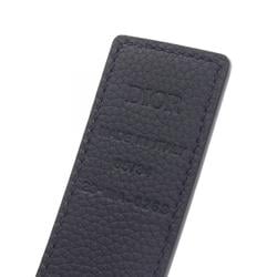 Christian Dior Dior CD Belt Clothing Leather Men's Black Navy 4371PLTAMH16Q85