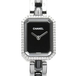 CHANEL Premiere Watch Stainless Steel Ceramic Ladies Black H2163