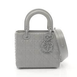 Christian Dior Dior handbag, leather bag, women's, grey