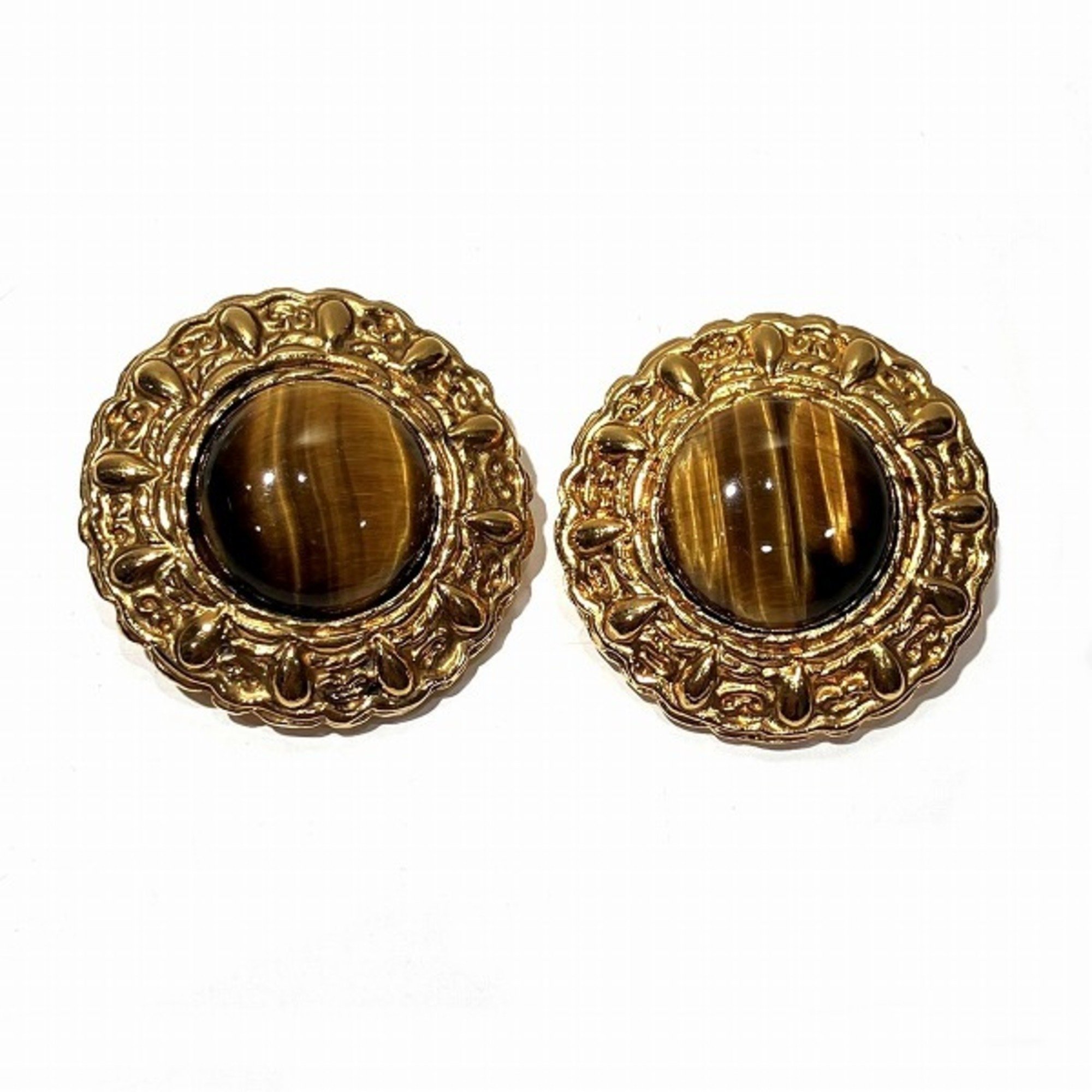 CHANEL Tiger Eye Earrings, Accessories, Women's Earrings