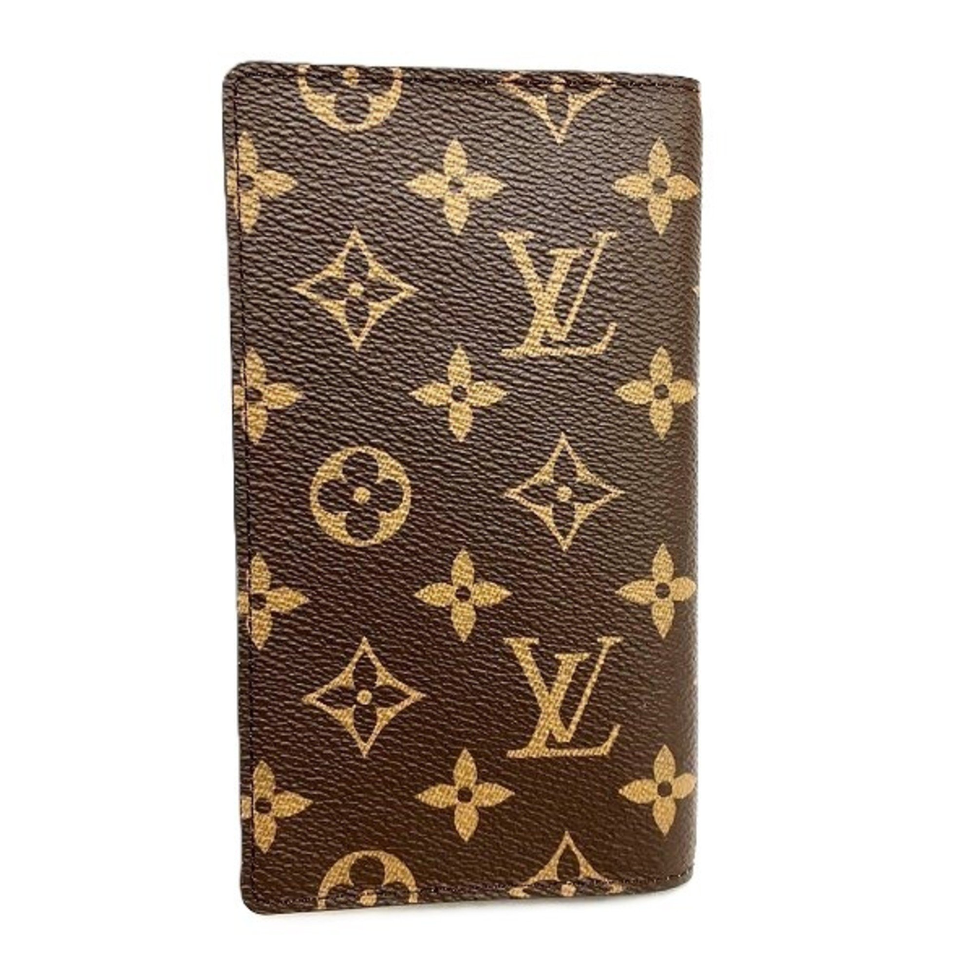 Louis Vuitton Monogram Agenda Posh R20503 Notebook Cover Men's Women's Wallet