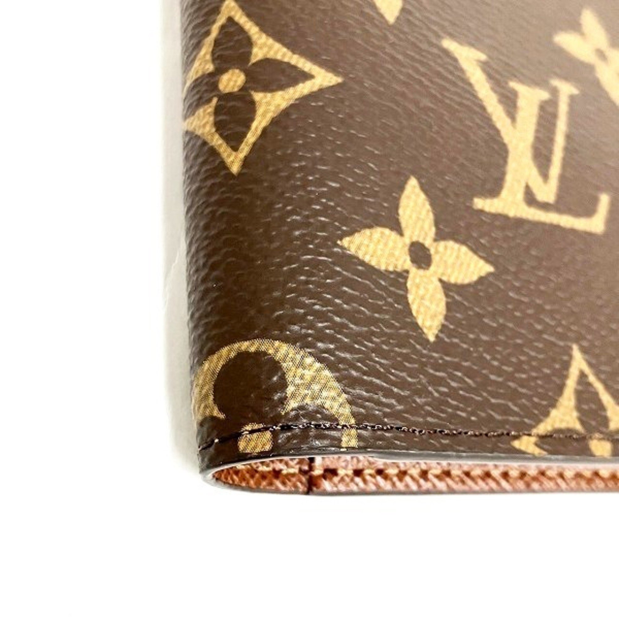 Louis Vuitton Monogram Agenda Posh R20503 Notebook Cover Men's Women's Wallet