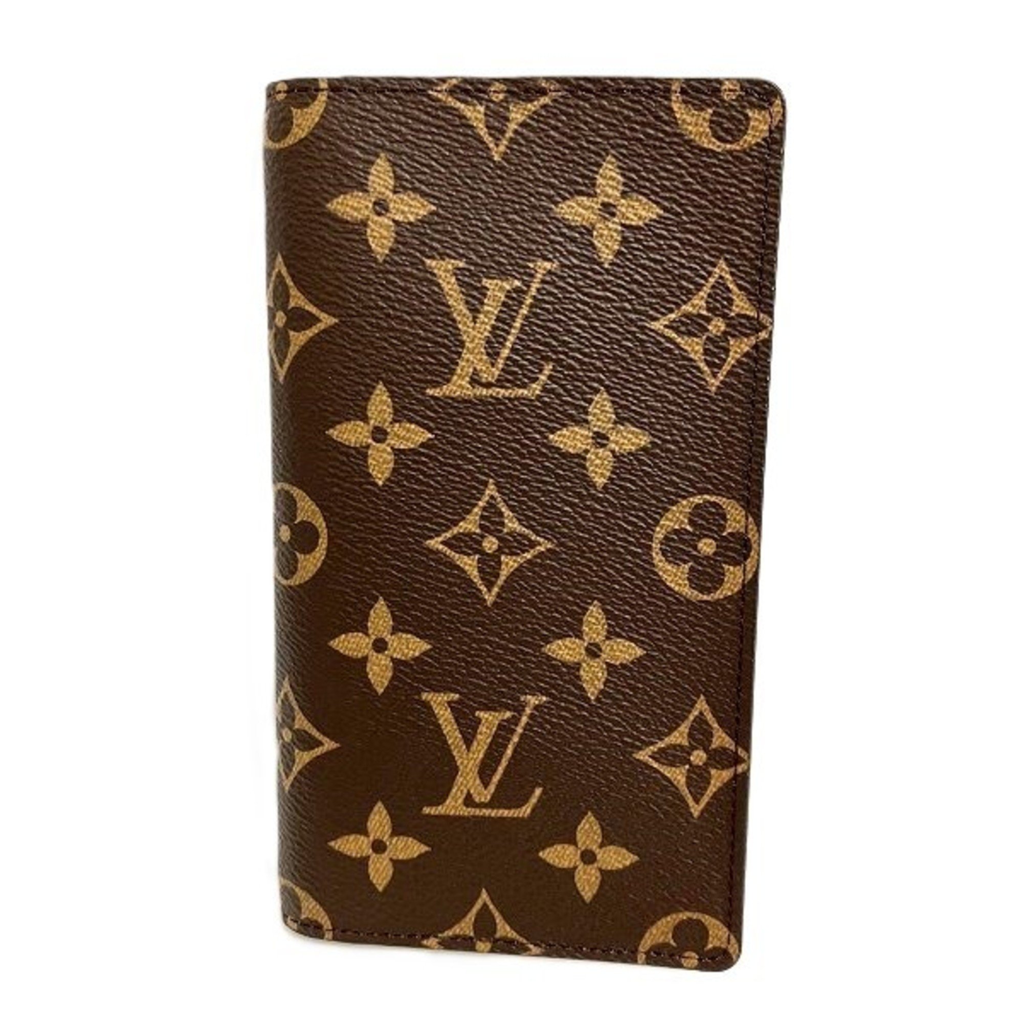 Louis Vuitton Monogram Agenda Posh R20503 Notebook Cover Men's Women's Wallet