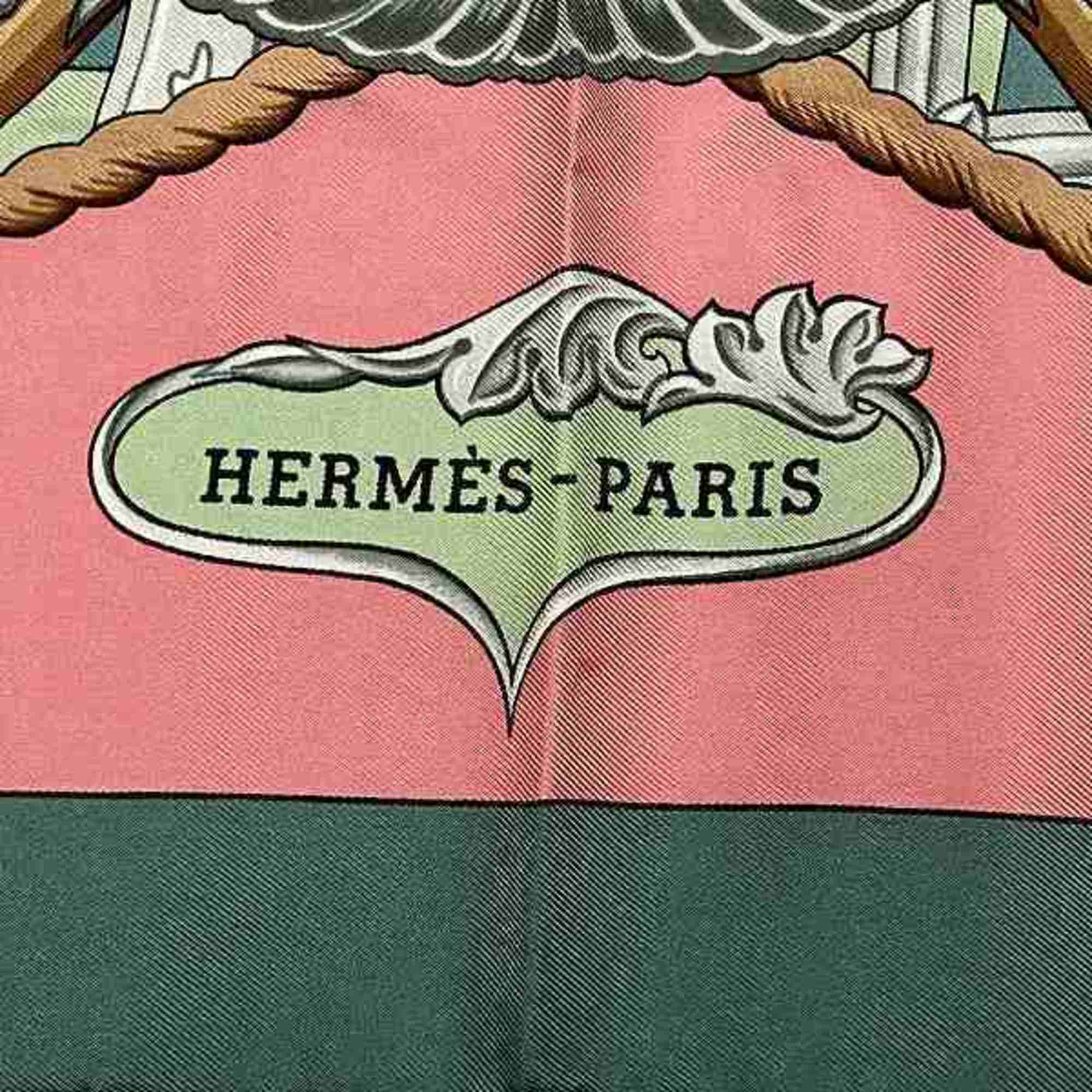 Hermes Carré 90 Lephyr sailboat pattern accessory scarf for women