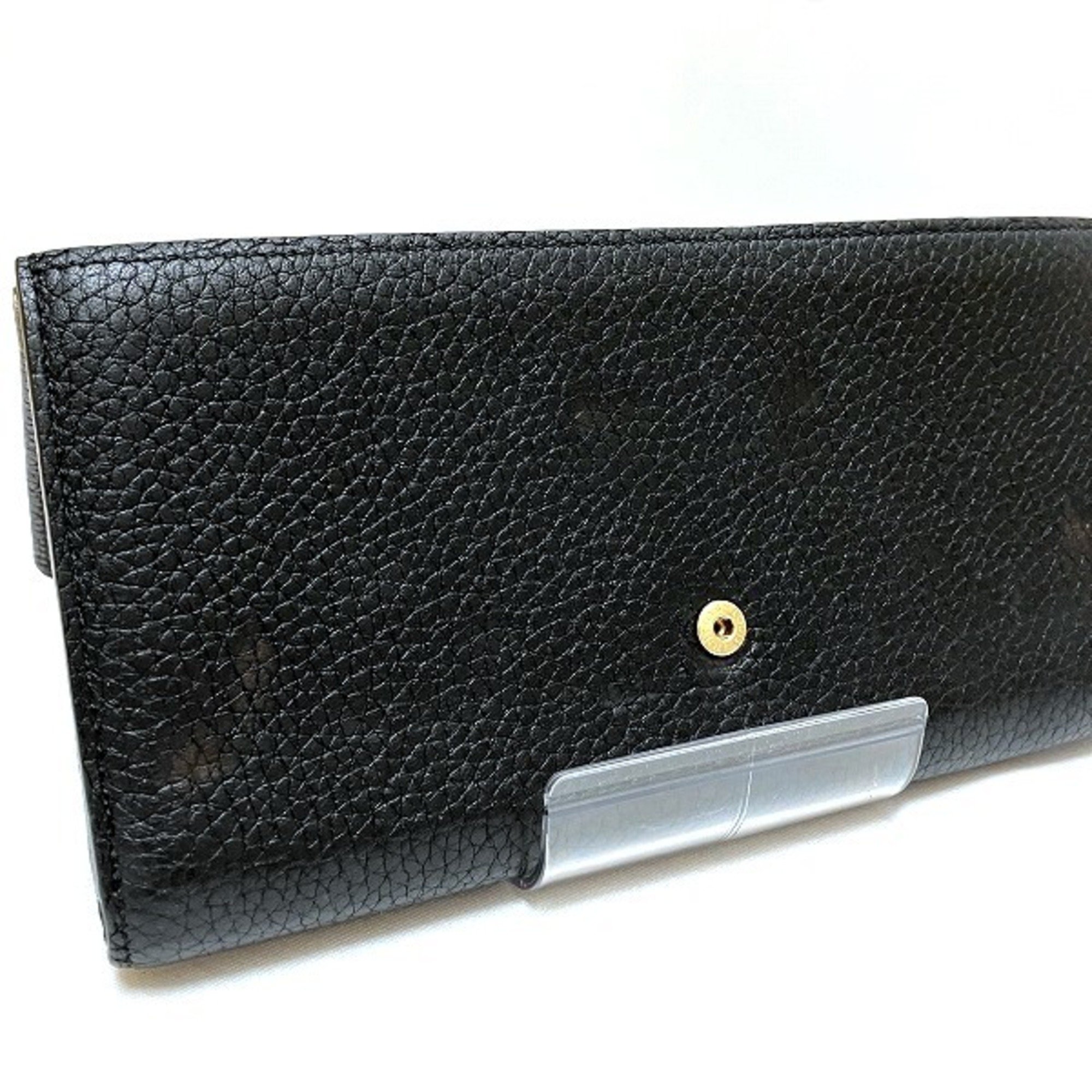 Louis Vuitton Taurillon Portefeuille Capucines M64551 Noir Long Wallet for Men and Women