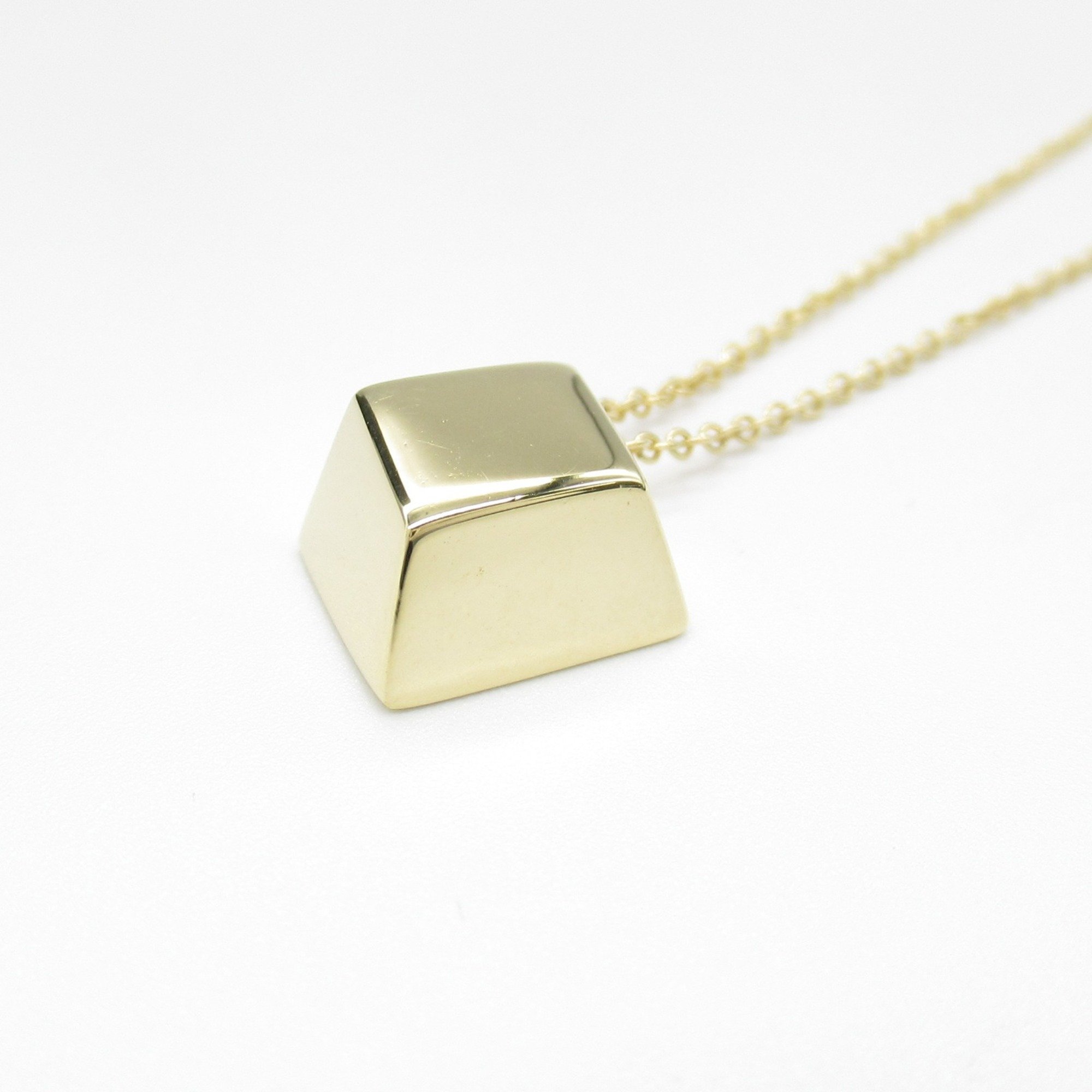 Tiffany & Co. Cube Necklace, K18 (yellow gold), women's, gold