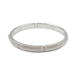 Tiffany & Co. Story Bangle, K18WG (White Gold), Diamond, Women's, Clear