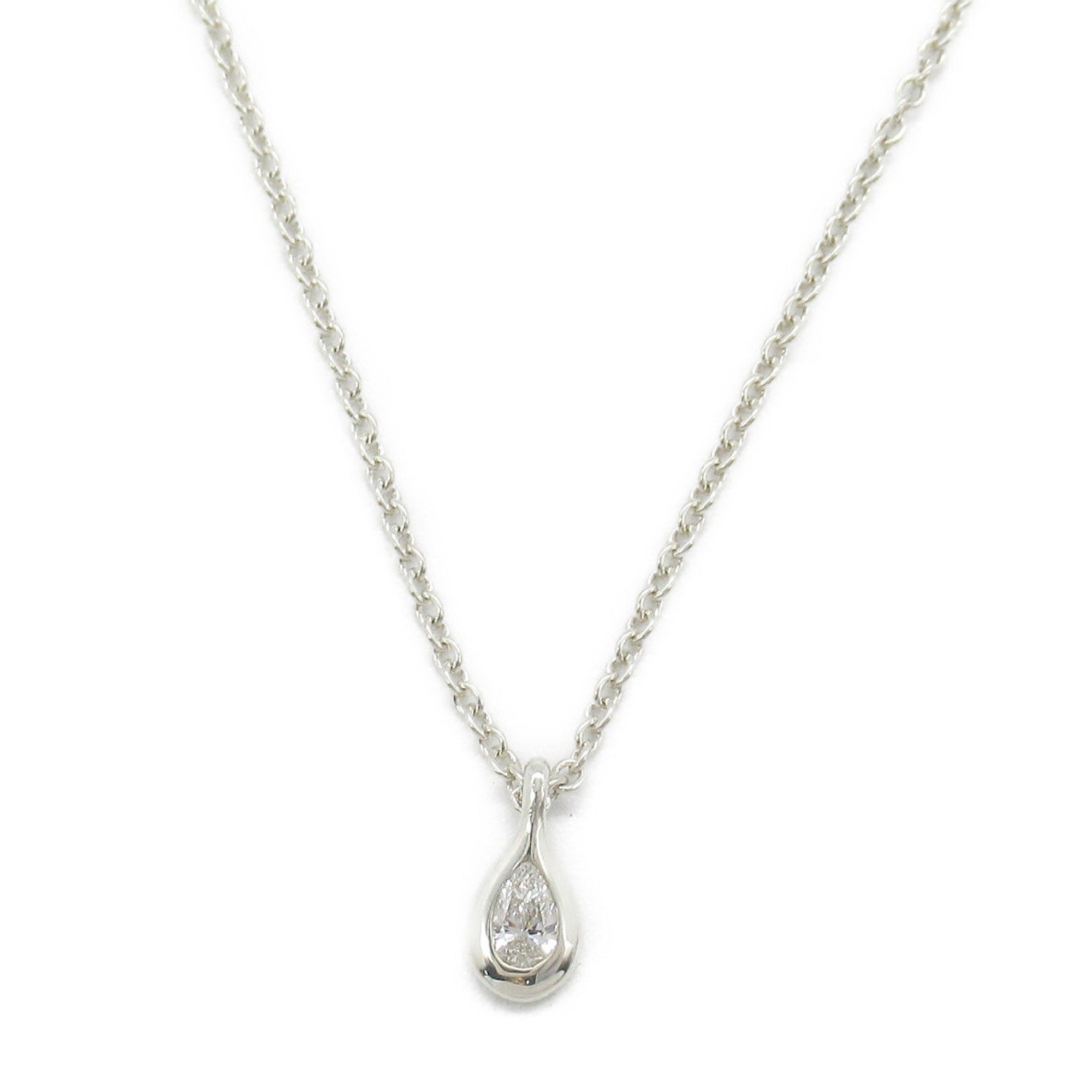 Tiffany & Co. Shape by the Yard Necklace, Silver 925, Diamond, Women's, Clear