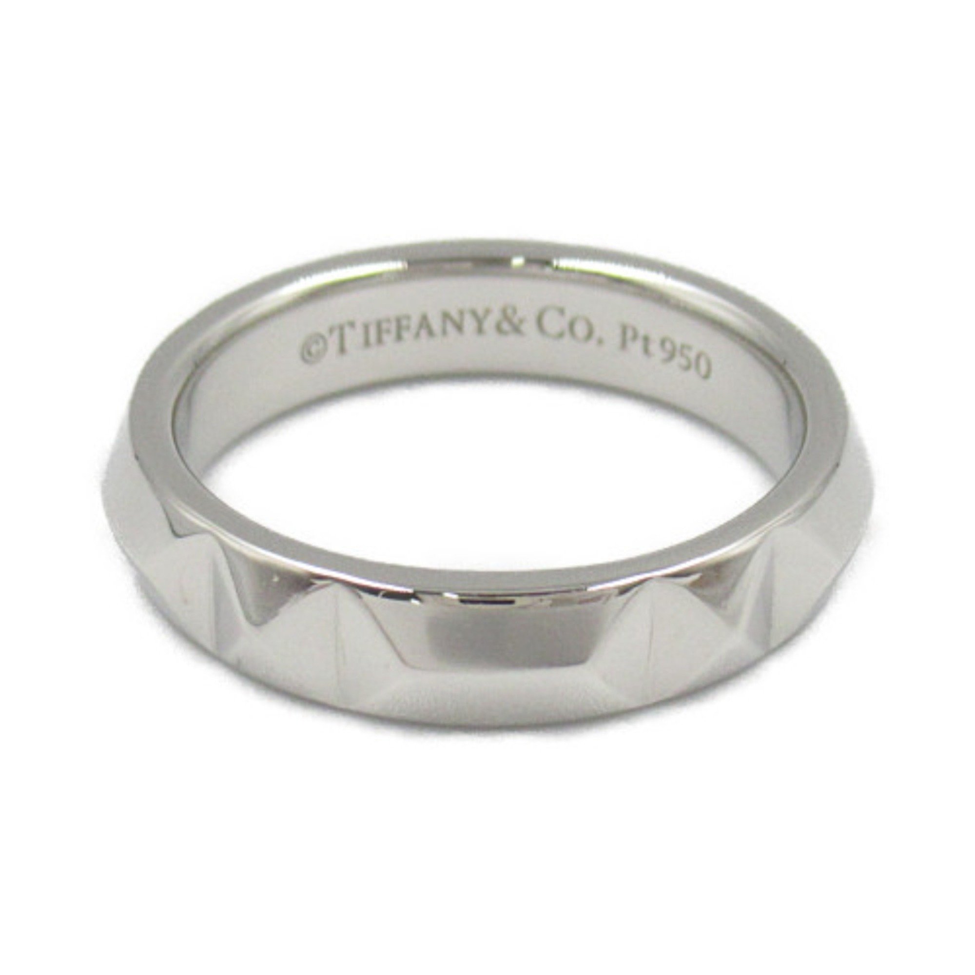 Tiffany & Co. True Band Ring, Pt950 Platinum, Women's, Silver