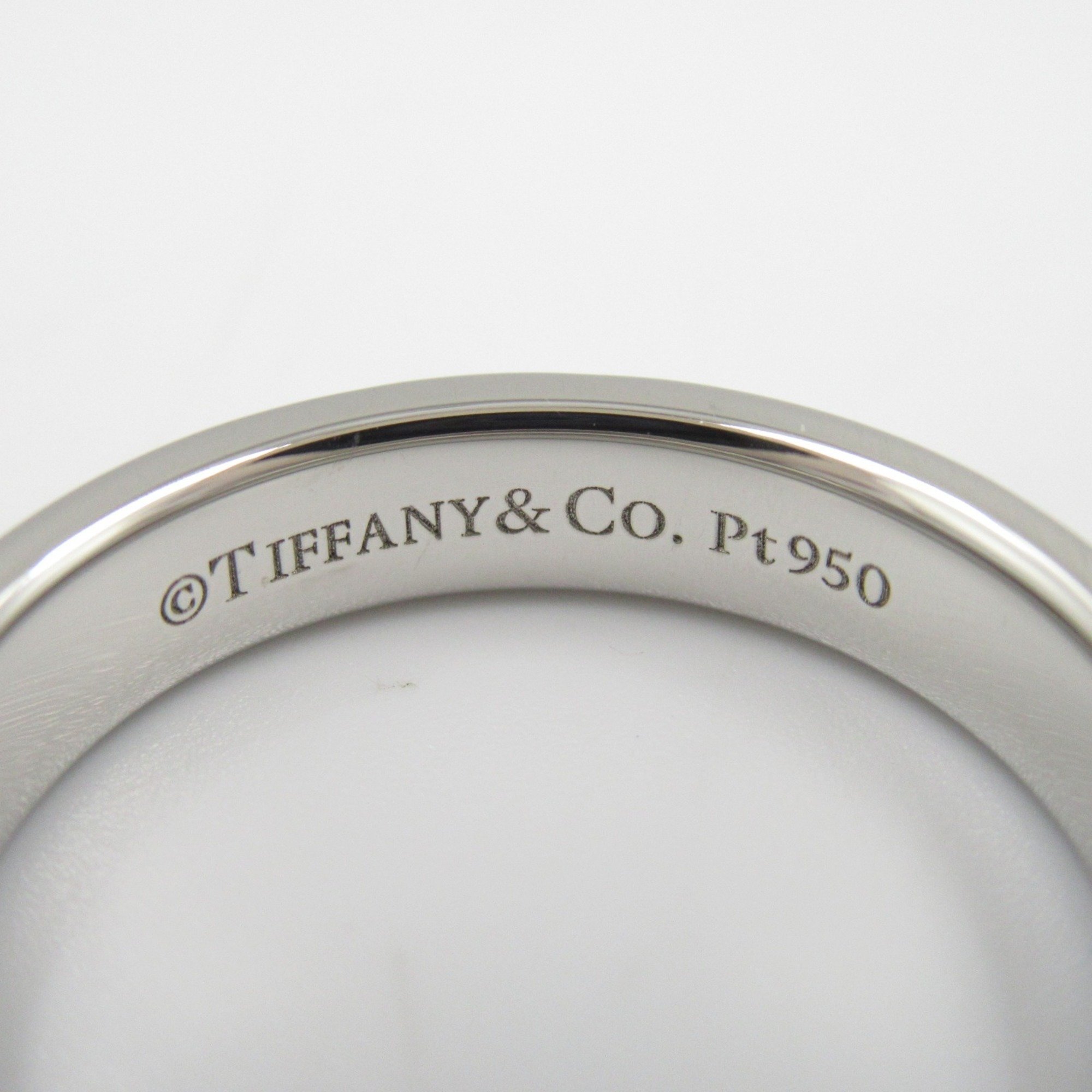 Tiffany & Co. True Band Ring, Pt950 Platinum, Women's, Silver