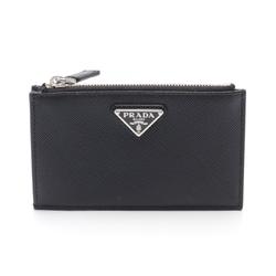 PRADA Business Card Holder/Card Case Saffiano Leather Women's Black 2MC086QHHF0002