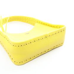 FENDI Small Fendessence Handbag Bag Leather Women's Yellow 8BS094