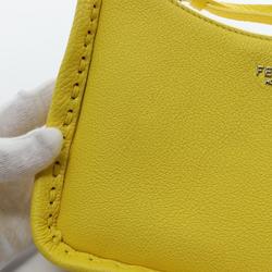 FENDI Small Fendessence Handbag Bag Leather Women's Yellow 8BS094