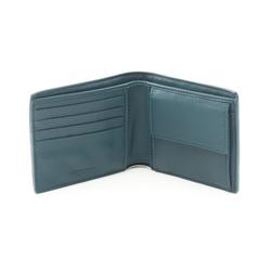 BOTTEGA VENETA Intrecciato Bi-fold Wallet Leather Men's Grey