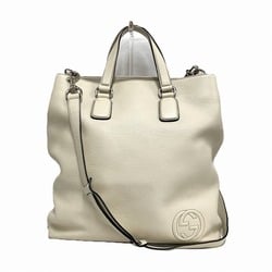 GUCCI Soho Ivory 368602 Bag Tote Shoulder Women's