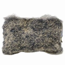 CHANEL Lapin Coco Mark Rabbit Fur Bag Tote Handbag Women's