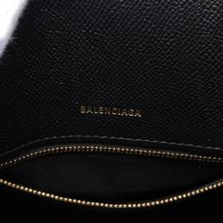 BALENCIAGA Ville Bag S Handbag Leather Women's Pink Black 518873