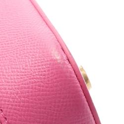 BALENCIAGA Ville Bag S Handbag Leather Women's Pink Black 518873