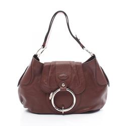 Tod's Shoulder Bag, Leather, Women's, Brown