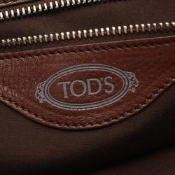 Tod's Shoulder Bag, Leather, Women's, Brown