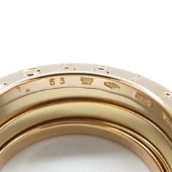 BVLGARI B.zero1 Ring, K18PG (Pink Gold), Men's, Women's, Gold