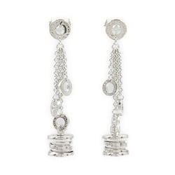 BVLGARI B-zero1 Element Diamond Earrings K18WG (White Gold) Ladies Clear